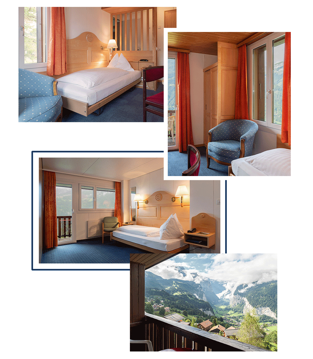 Jungfrau Panorama Einzelzimmer Süd